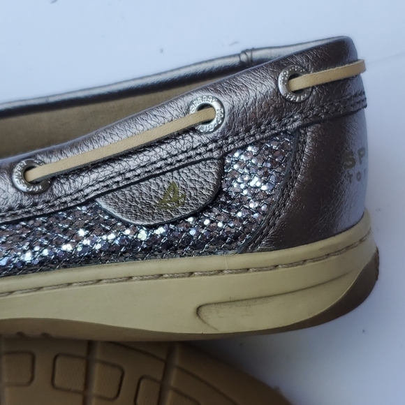 Sperry top siders silver sparkle Loafer 8Mnt - Picture 6 of 6